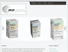 Tablet Screenshot of neufmedical.com